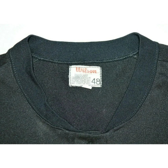 Vintage Wilson Organized High School Baseball Jersey #16 Pullover Black Size 48 - Picture 3 of 4